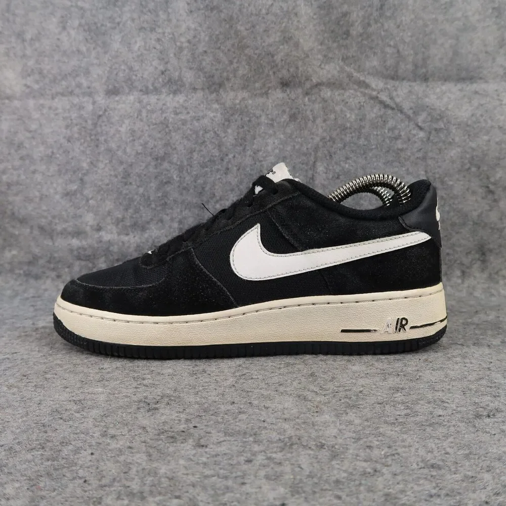 Nike Shoes Youth 5.5 Sneakers Air Force 1 Lifestyle Active Casual Leather Black